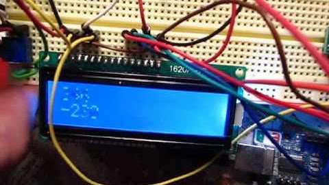 Adafruit LCD and Parallax Accelerometer on Arduino test