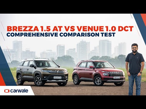 Maruti Brezza automatic vs Hyundai Venue DCT detailed compared review | CarWale