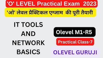 O Level M1 R5 Practical  For Jan Exam 2023 || O Level Practical Exam 2023
