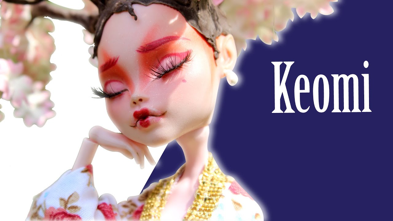 Doll Repaint: Spring Cherry Blossom | Monster High Custom