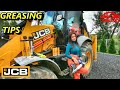 JCB 3CX | ⚠ How to Grease a Backhoe Loader-Tutorial (English Subtitles)