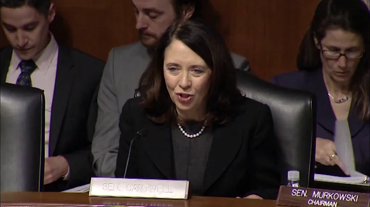 Senator Cantwell's Opening Statement on the President's Energy budget for FY19