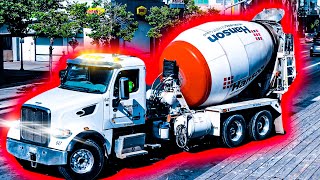 Ready Mix Concrete Trucks POURING CEMENT! Cement Mixers & Concrete Pump ACTION!