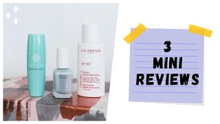3 Mini Reviews | Clarins, Essie, Tatcha! @WeekendsWithG