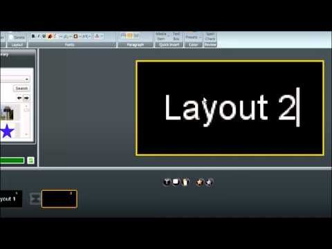 Venus 1500 Version 4: Adding or Deleting a Layout