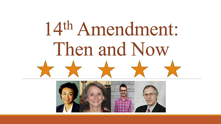 "14th Amendment: Then and Now" - Josephine Wright,...