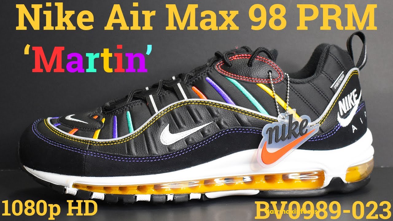 nike air max 98 prm black