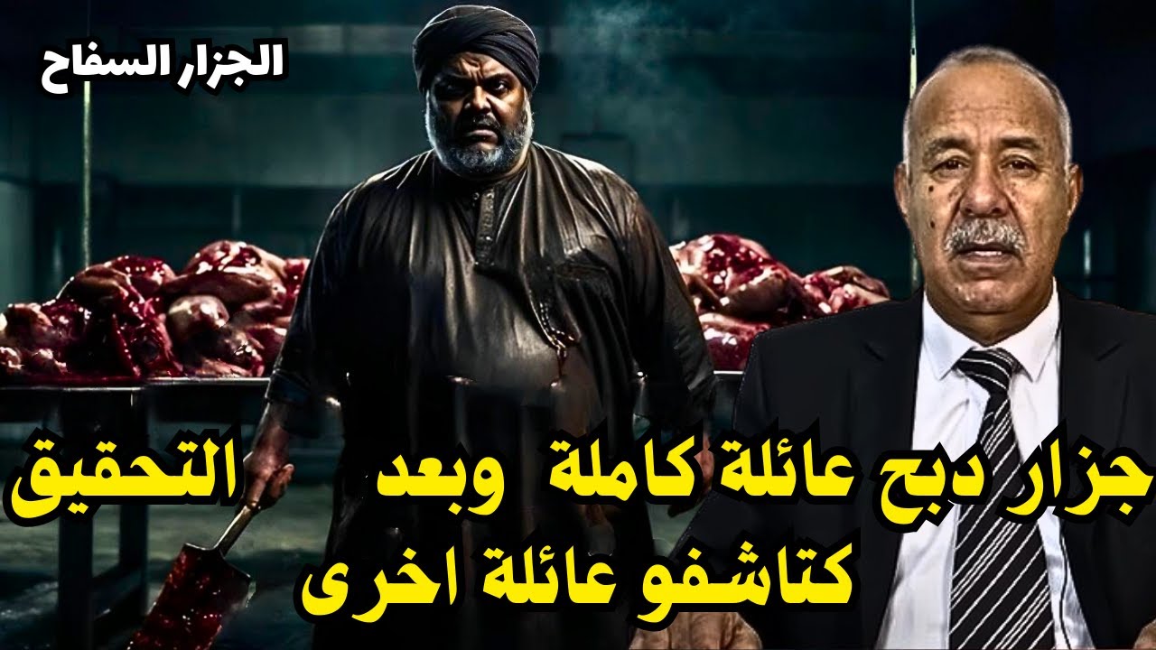 جزارصفا عائلة كاملة  وبعد  التحقيق كتاشفو عائلة اخرى...  لخراز يحكي