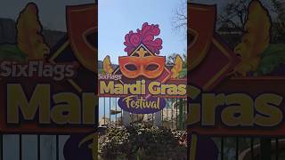 Mardi Gras at Six Flags Fiesta Texas 2025! #themepark #mardigras #fiestatexas