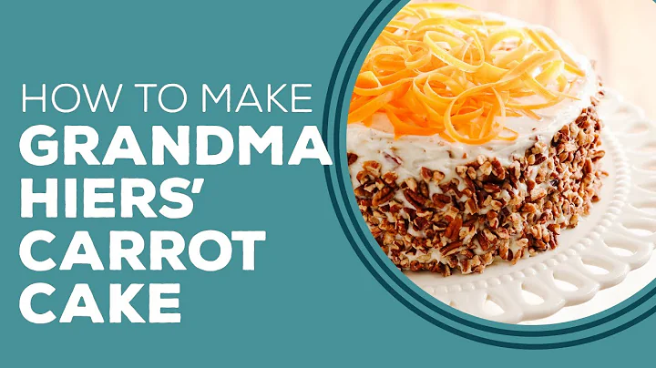 Blast From The Past: Grandma Hiers' Carrot Cake Re...
