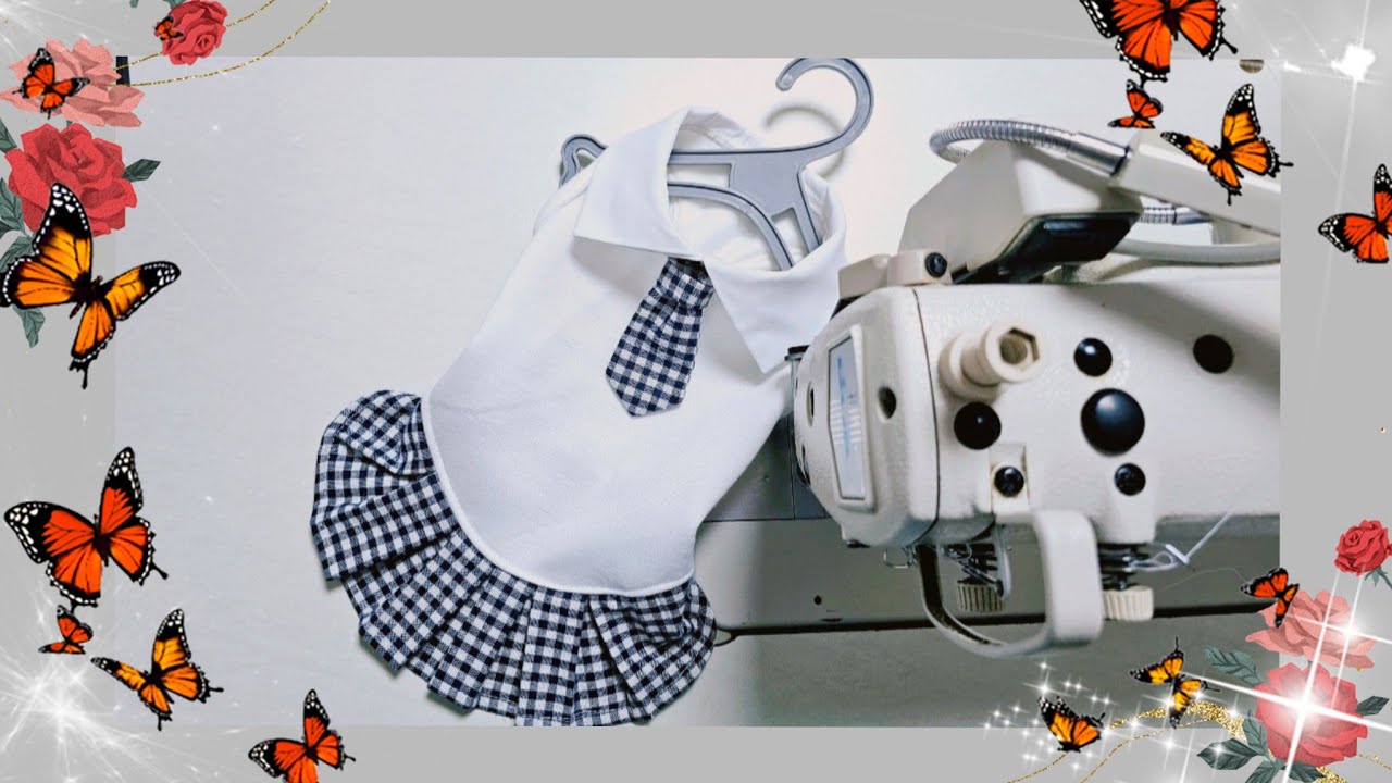 강아지옷만들기. ♡교복