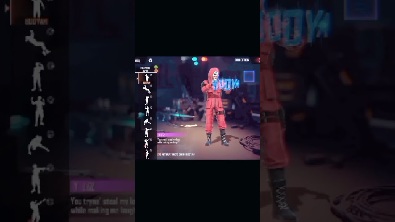 Red criminal bundle emote 