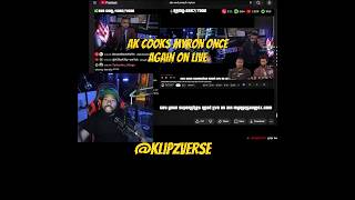 Ak cooks Myron once again on live#akademiks #newstream #short #clips #cudd