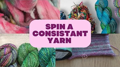 Level up your Handspun , How to get a smooth consistent  sock yarn