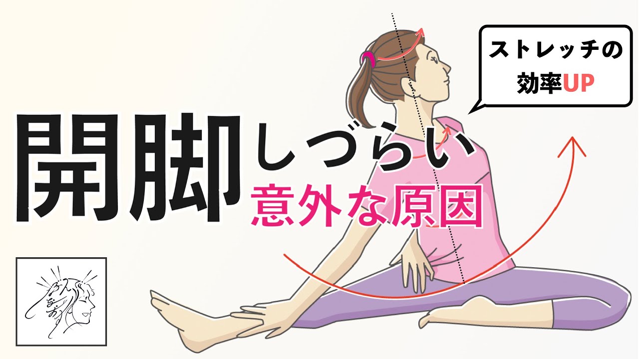 開脚しづらい意外な原因｜開脚ストレッチの効率アップ｜股関節ゆるめるツボ