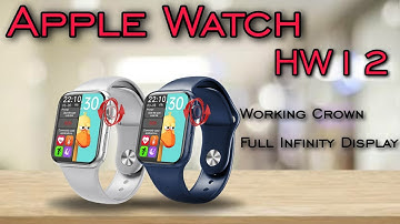 Apple Watch Series 6 (HW12) 40mm Smartwatch Unboxing And Review | HW12 Best Replica With SplitScreen