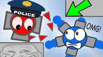Diep.io NEW TOP FUNNIEST MAZE COPS TROLLING ( Diepio Ft Wormate )