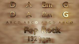 Backing Track in D Major - D A Bm G - Pop Rock - 132 bpm