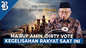 Wakil Presiden Angkat Suara Soal Film Dokumenter "Dirty Vote"