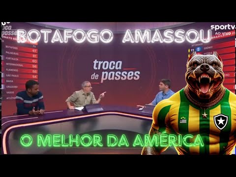 BOTAFOGO AVASSALADOR / COMENTARISTAS SE RENDEM AO GLORIOSO / O MELHOR FUTEBOL DAS AMÉRICAS