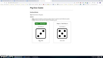 pig dice game 1