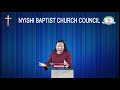 Bible message in nyishi mrs khoda ampi nyishi baptist church council