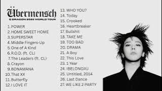 G-DRAGON 2025 WORLD TOUR [Übermensch] Setlist