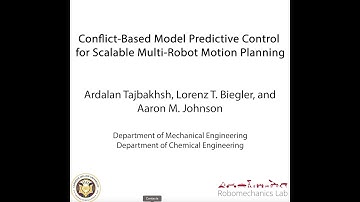 Conflict-based Model Predictive Control for Scalable Multi-Robot Motion Planning