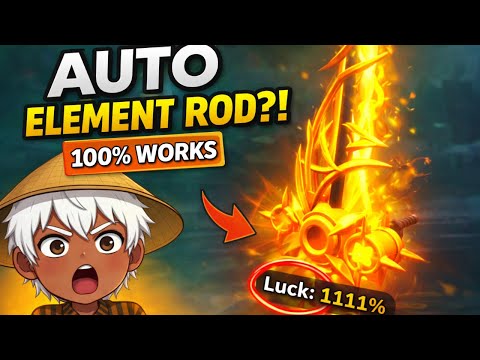 AUTO ELEMENT ROD! Cara Tercepat Dapetin Element Rod | Tutorial Fish It Roblox 🔥