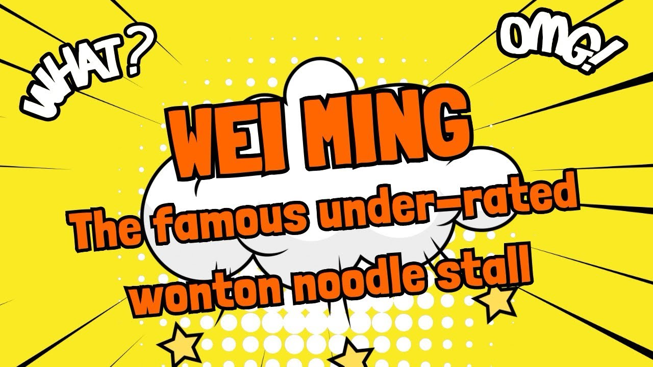 Wei Min, the famous under-rated Wonton Noodle Stall