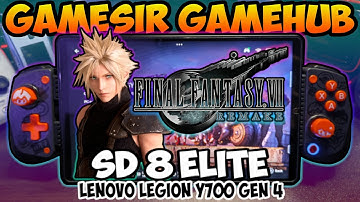 Gamesir Gamehub - Final Fantasy 7 Remake | SD 8 ELITE | LENOVO LEGION Y700 GEN 4 |