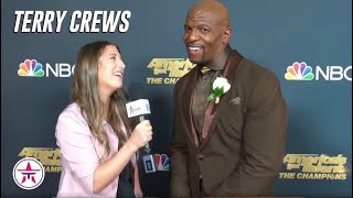 Terry Crews Jokes About Bootlicking Simon Cowell And His Non-Existant Den Buzzer