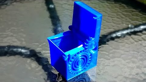 3D-Printed Springy Box - No Assembly
