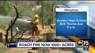 Community meeting on Roach Fire scheduled for Sunday night