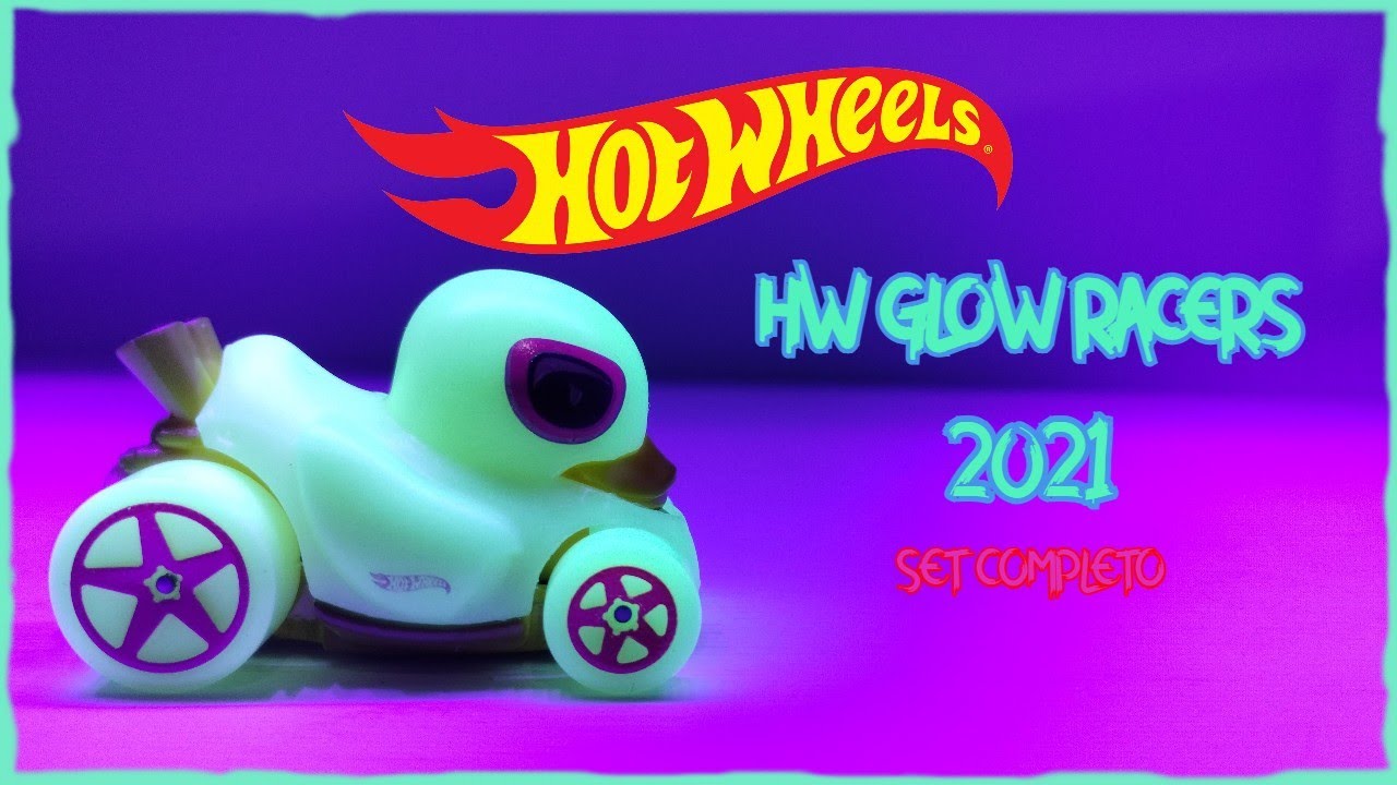 Nascar Glow Racers UNBOXING HOT WHEELS FULL SET GLOW RACERS 2021 - YouTube