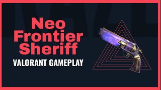 Best Neo Frontier Sheriff Shot In Valorant? New Skin Gameplay