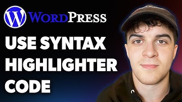 How to Use Syntax Highlighter Code in Wordpress (Full 2025 Guide)