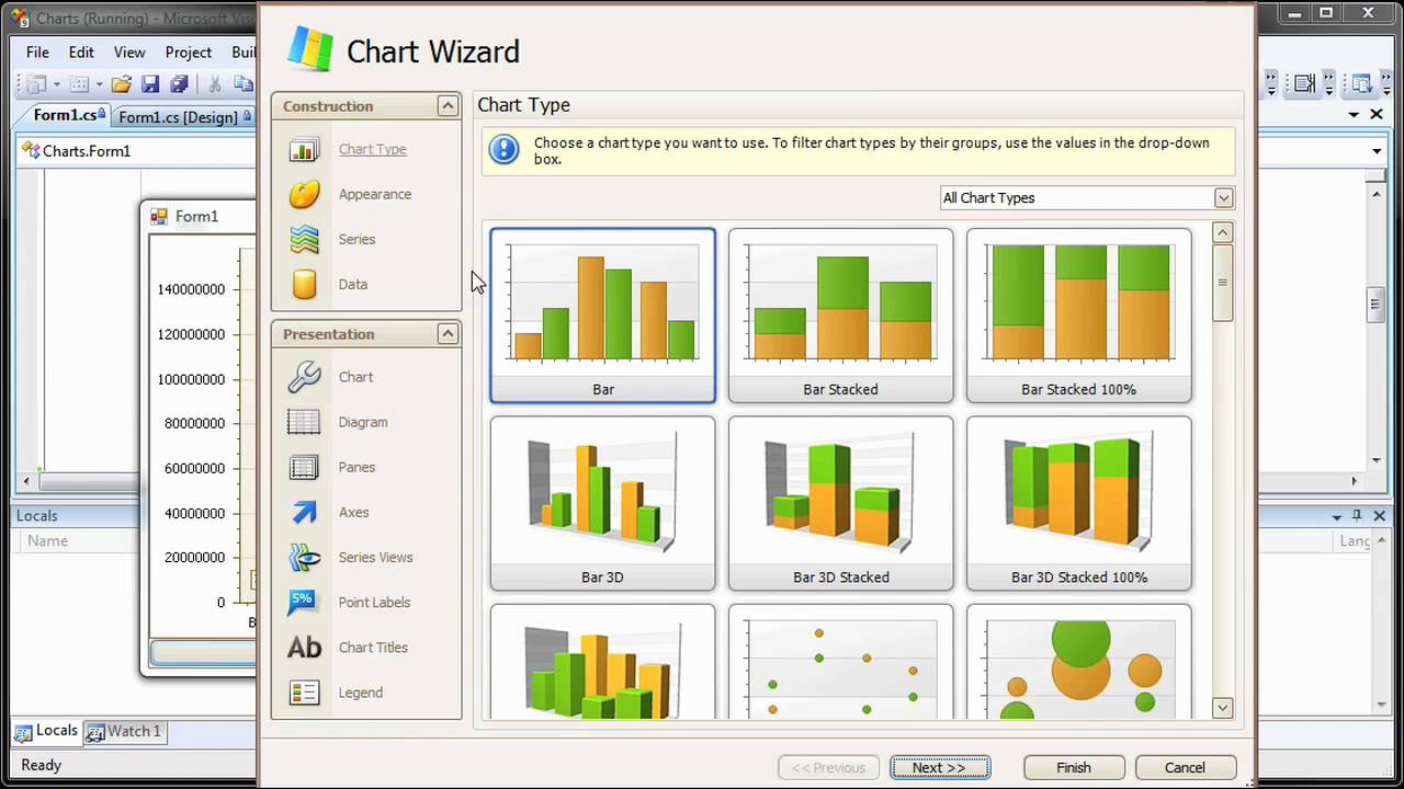 Devexpress Pie Chart Data Binding