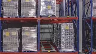 ECS Warehouse pushback racking