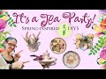 **5** spring TEA PARTY themed DIYS | STUNNING Upcycled - Thrifted China pieces you're gonna love!! 