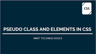 PSEUDO CLASS AND ELEMENTS In CSS ~ How to use PSEUDO CLASS AND ELEMENTS In Html/CSS