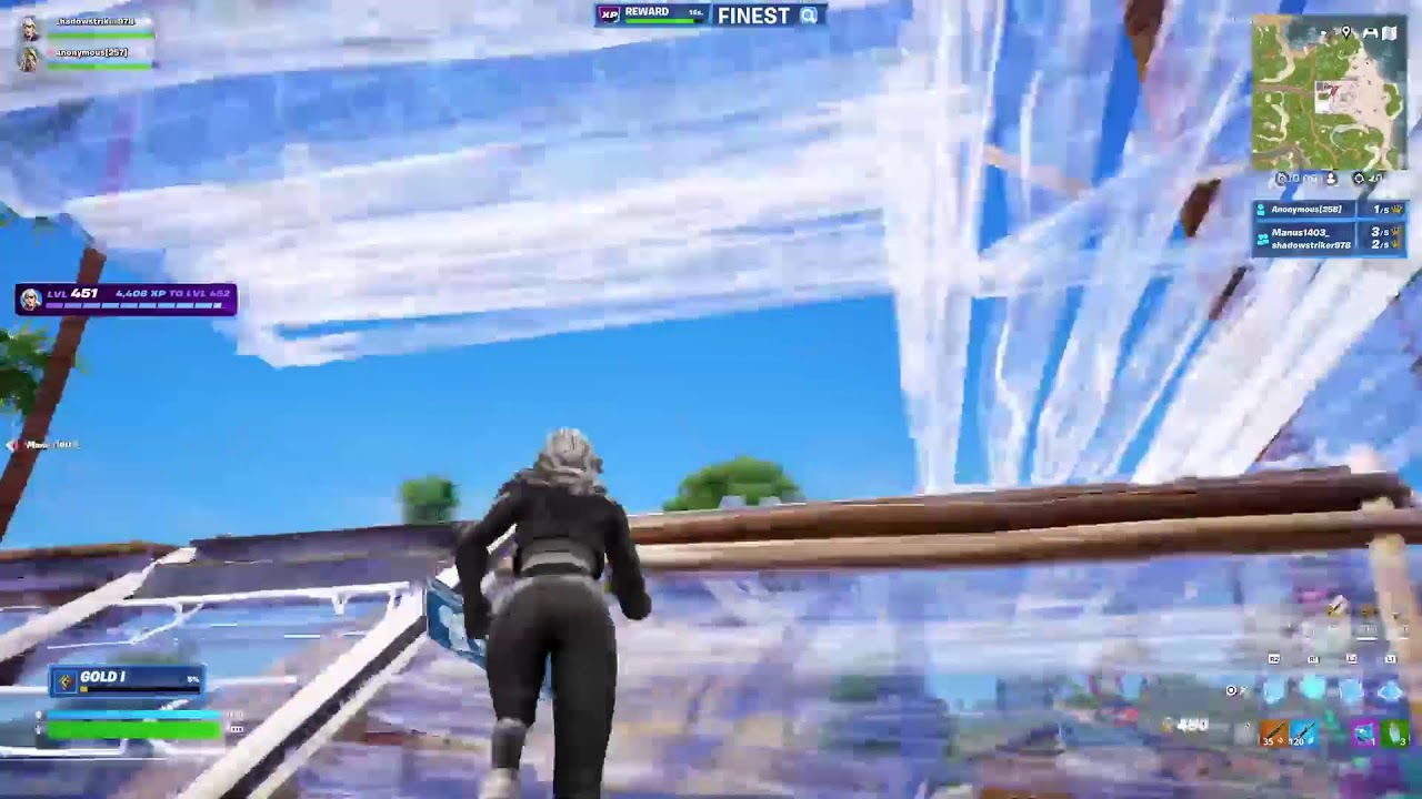 Playing Fortnite with the clan