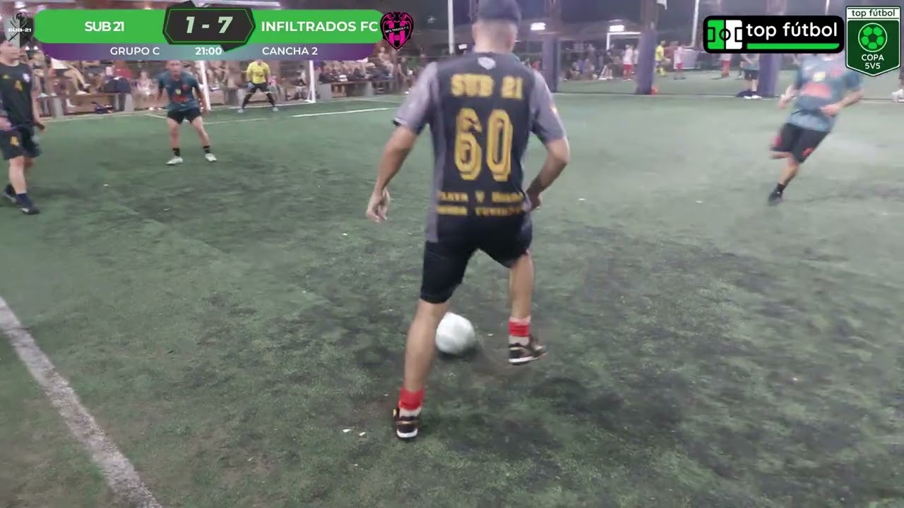 TopFútbol - Copa 5v5 8°E - SUB 21 vs INFILTRADOS FC