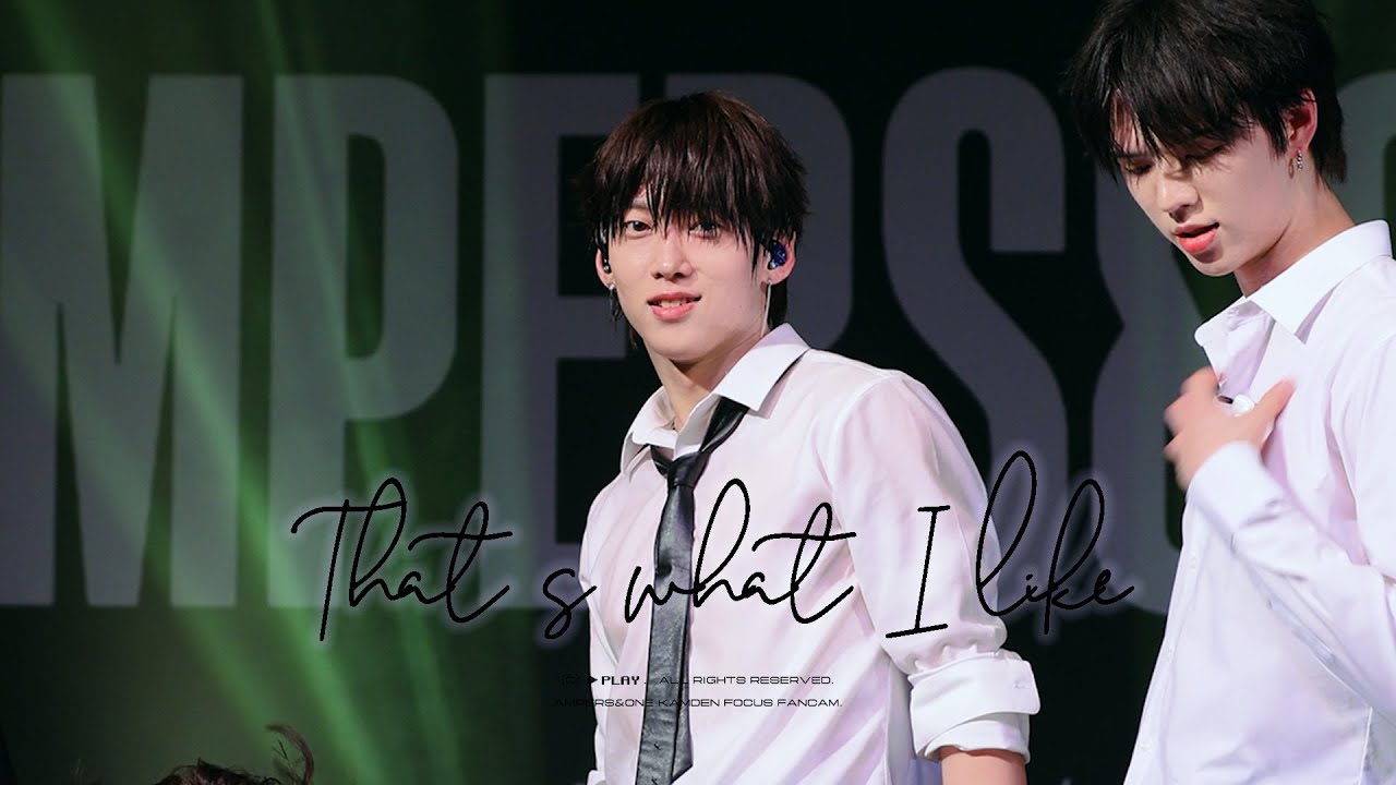 [4K] 250217 마이애미 팬미팅 - 'That's What I like' (원곡 : Bruno Mars) 앰퍼샌드원 나캠든 직캠