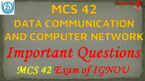 MCS-042 important questions of IGNOU MCA