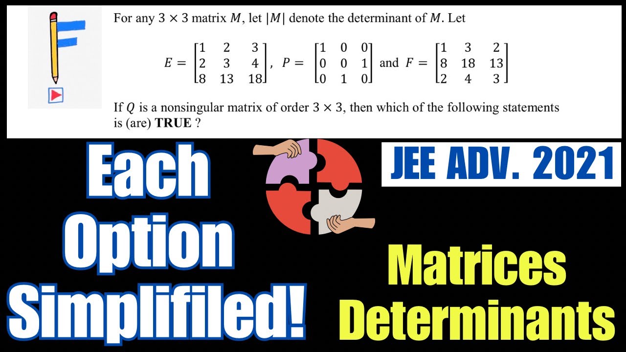 JEE Advanced 2021: A Detailed Approach to Solve a Matrices Multiple ...