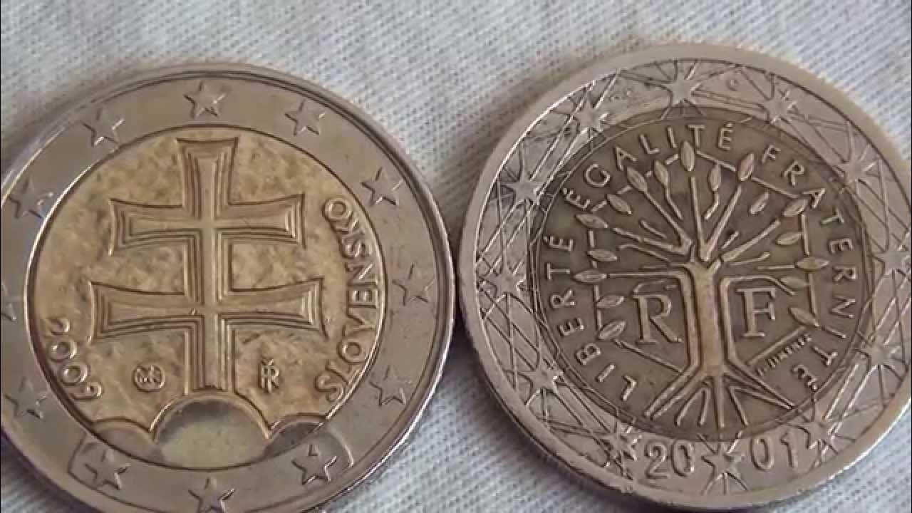 dwa euro. Two euro coins. YouTube