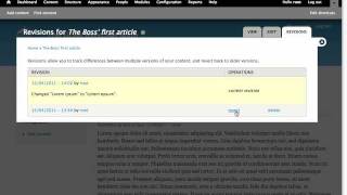 Boss exercise 2: Revisioned content