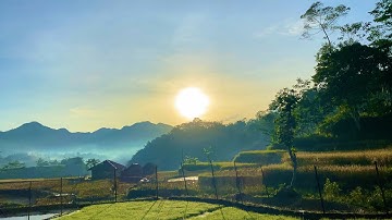 SHOLAWAT TARHIM SUBUH‼️Pagi Hari di Kampung Terasa Jaman Dulu, Suasana Pedesaan Indahnya Alam Garut