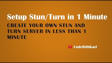 Setup Stun and Turn Server in less than 1 minute